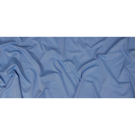 Premium Ultramarine Twill Cotton Shirting