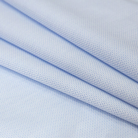 Premium Light Blue Patterned Dobby Cotton Shirting