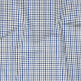 Premium Blue, Eventide and White Plaid Cotton Shirting