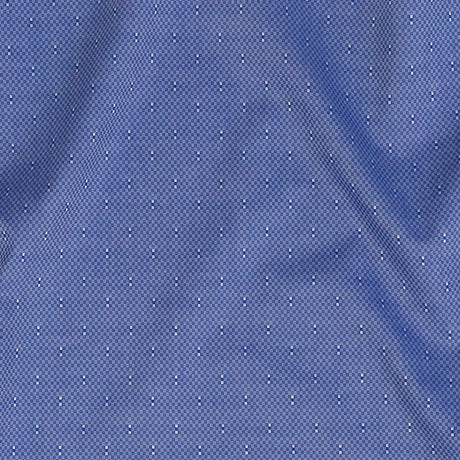 Premium Deep Periwinkle Minute Checks Dobby Cotton Shirting