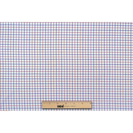 Premium Light Purple and Pink Tattersall Checkered Cotton Shirting