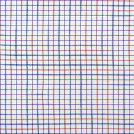 Premium Light Purple and Pink Tattersall Checkered Cotton Shirting