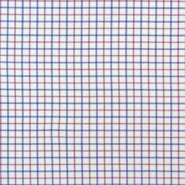 Premium Light Purple and Pink Tattersall Checkered Cotton Shirting