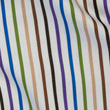 Premium Cool-Tones Multicolor Pencil Stripes Dobby Cotton Shirting