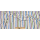 Premium Cool-Tones Multicolor Pencil Stripes Dobby Cotton Shirting