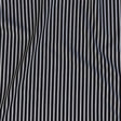 Premium Silver and Espresso Railroad Tracks Cotton Shirting