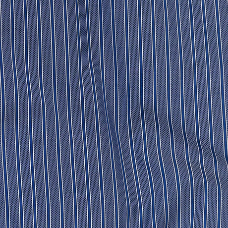 Premium Medium Blue Checks and Stripes Cotton Shirting
