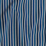 Premium Gradient Blue Bengal Stripes and Checks Cotton Shirting