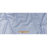 Premium Blue and Red Paisley Printed Cotton Shirting