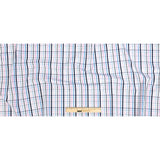 Premium Sky Blue, Candy Pink and White Plaid Cotton Shirting