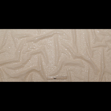 Frappe All-Over Baby Sequins on Mesh