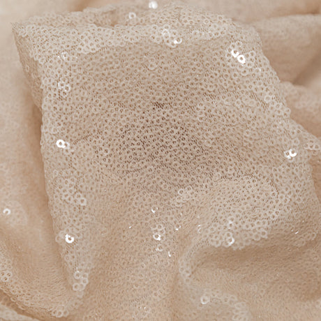 Frappe All-Over Baby Sequins on Mesh