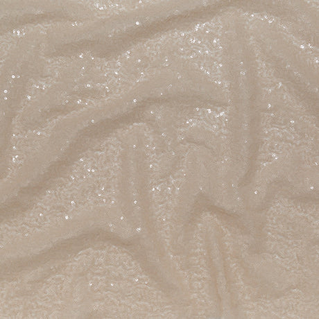 Frappe All-Over Baby Sequins on Mesh