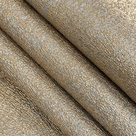 Metallic Gold and Silver Crackle Luxury Brocade