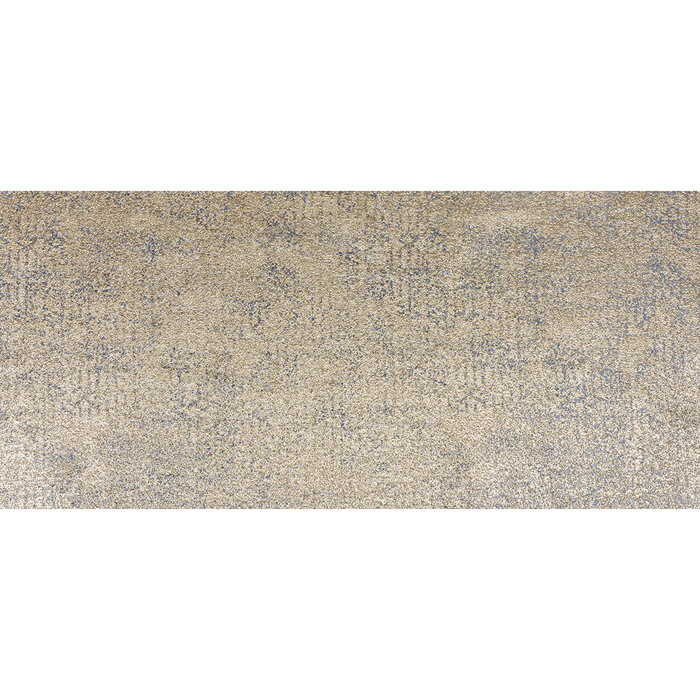 Metallic Gold and Blue Crackle Luxury Brocade