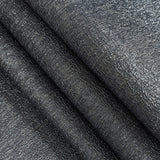 Metallic Gunmetal and Greige Crackle Luxury Brocade