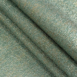 Metallic Seafoam and Pea Green Crackle Luxury Brocade