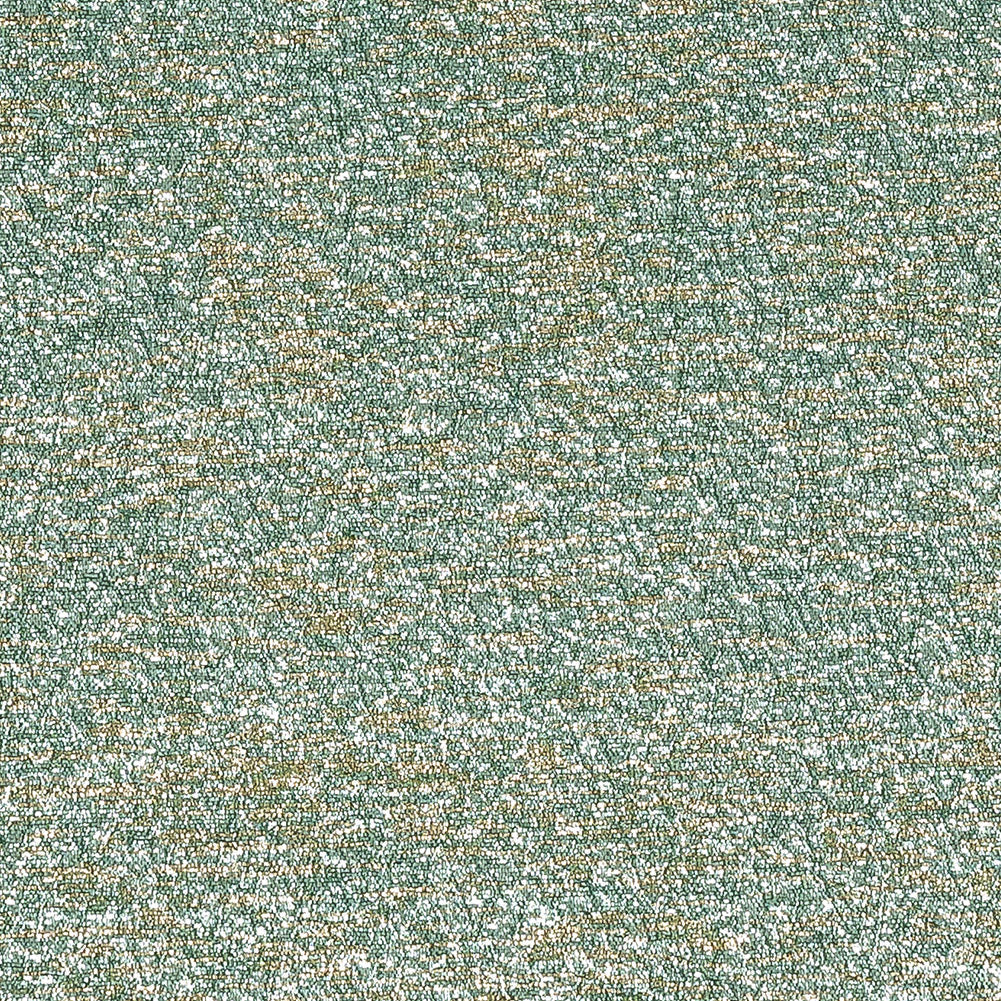 Metallic Seafoam and Pea Green Crackle Luxury Brocade