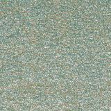 Metallic Seafoam and Pea Green Crackle Luxury Brocade