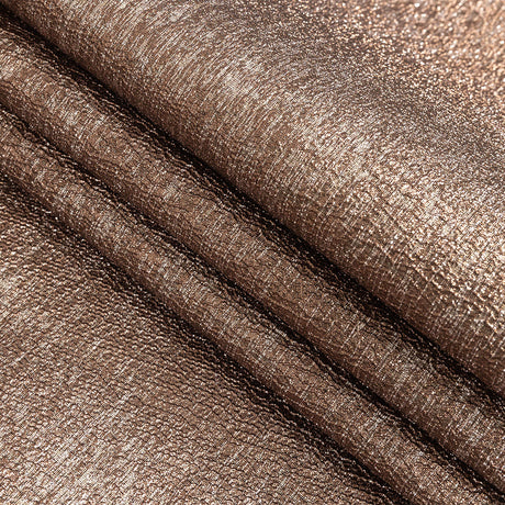 Metallic Bronze Crackle Luxury Brocade