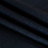 Metallic Navy Crackle Luxury Brocade