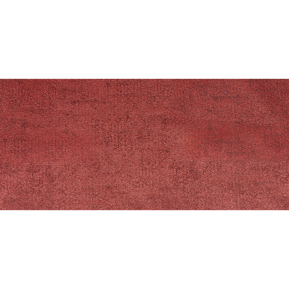 Metallic Tango Red and Black Crackle Luxury Brocade