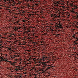 Metallic Bright Red and Black Crackle Luxury Brocade