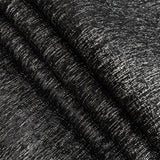 Metallic Black and Silver Crackle Luxury Brocade