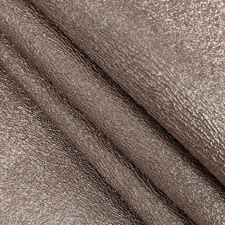Metallic Rose Gold Crackle Luxury Brocade