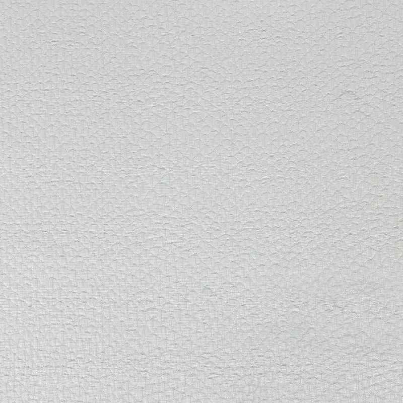 Metallic White Dimensional Scallops Brocade