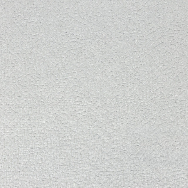 Metallic White Dimensional Scallops Brocade