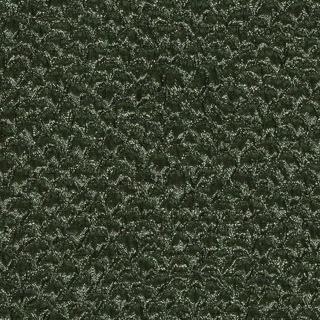 Metallic Green Dimensional Scallops Brocade