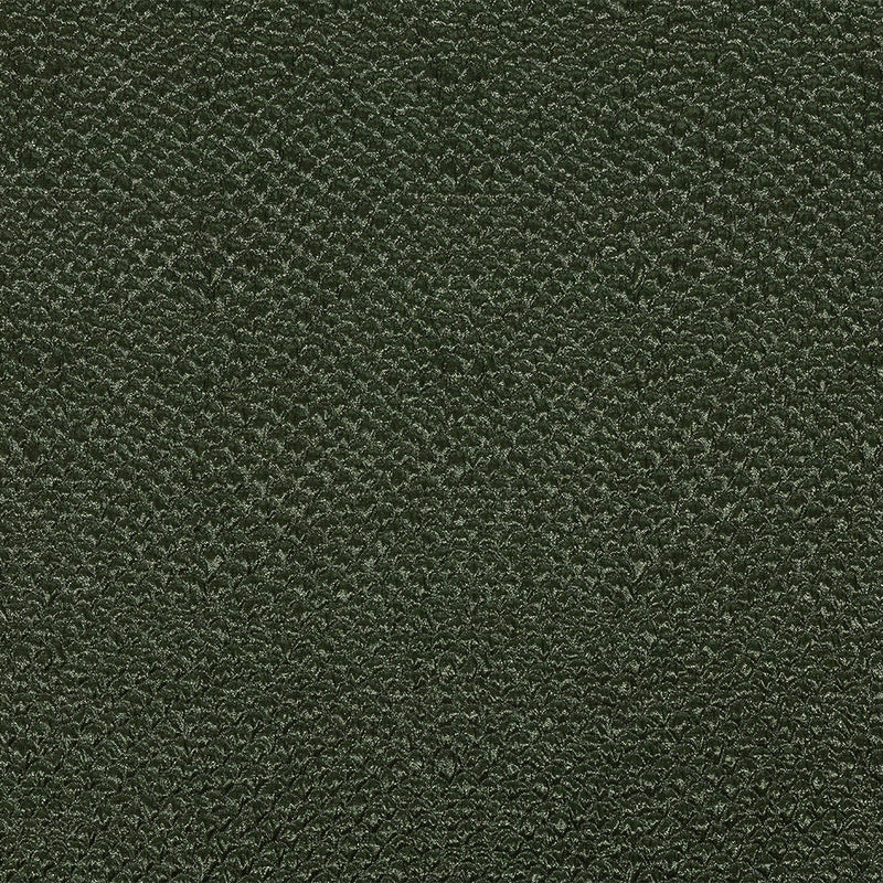 Metallic Green Dimensional Scallops Brocade