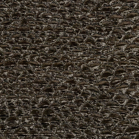 Metallic Copper Dimensional Scallops Brocade