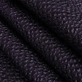 Metallic Eggplant Dimensional Scallops Brocade