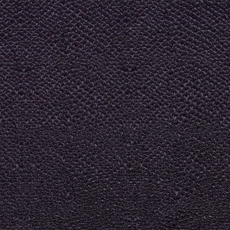 Metallic Eggplant Dimensional Scallops Brocade