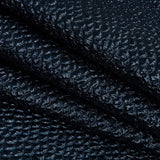 Metallic Navy Dimensional Scallops Brocade