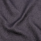 Metallic Gunmetal Dimensional Scallops Brocade