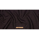 Metallic Dark Chocolate Dimensional Scallops Brocade