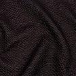Metallic Dark Chocolate Dimensional Scallops Brocade