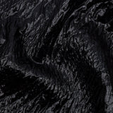 Metallic Black Rippling Luxury Brocade