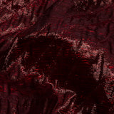 Metallic Wine Rippling Luxury Brocade