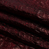 Metallic Wine Rippling Luxury Brocade