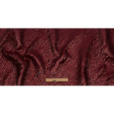 Metallic Wine Rippling Luxury Brocade