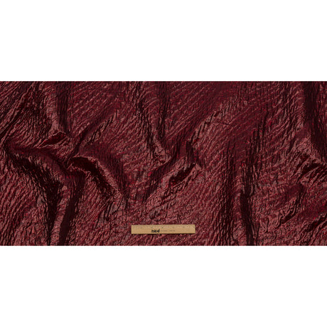 Metallic Wine Rippling Luxury Brocade