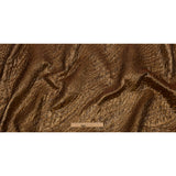 Metallic Copper Rippling Luxury Brocade
