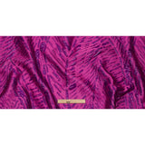Metallic Magenta Abstract Luxury Brocade