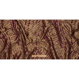 Metallic Wine and Gold Abstract Luxury Brocade