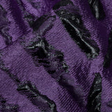 Metallic Purple and Black Abstract Luxury Brocade