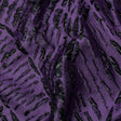 Metallic Purple and Black Abstract Luxury Brocade